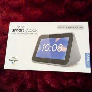 Lenovo smart clock with Google assistant Grey
